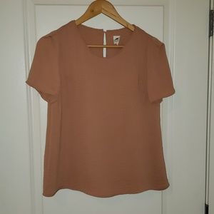 Perfect Day Short Sleeve Top - Ginger